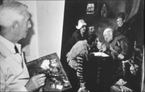 1970
Bertus Verleg, kruidenier en kunstschilder, Oosterhaven
