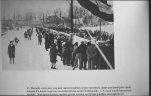 1927
Hardrijderij op korte baan Oostergracht winter 1927
