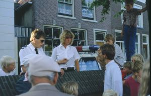 jaren 90
Bart Bolhuis en Birgit Kuip (Rijkspolitie)
