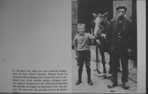 1942
Arie van der Jagt en Ab THepen sr in Kruisstraat, zie tekst
