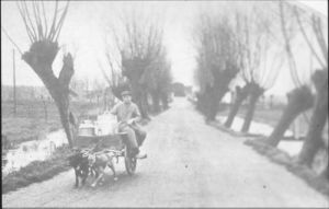 1920
Melk venten met hondenkar
