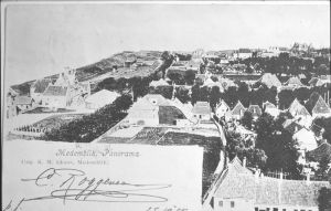Panorama 1906. vanaf Bonifaciustoren.
Links stadhuis.
